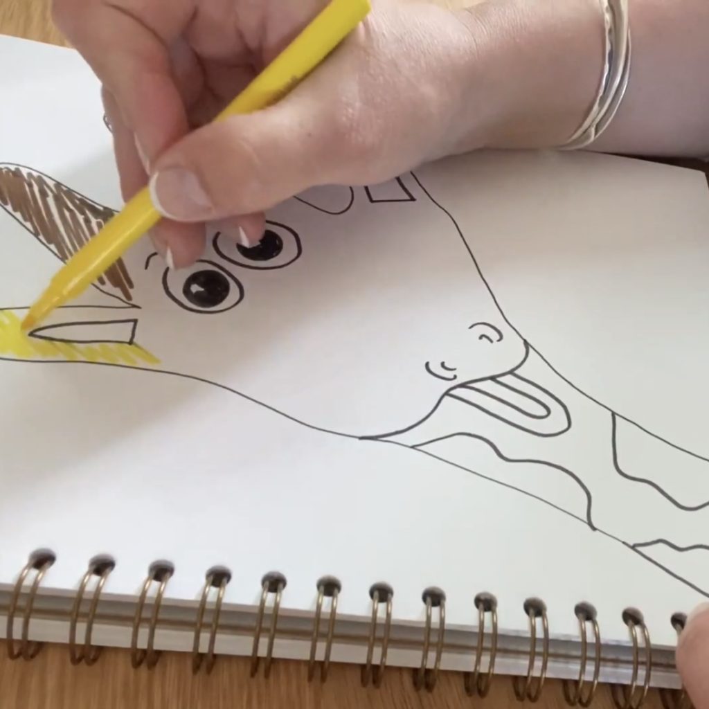 Draw a Cartoon Giraffe